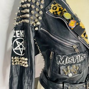 Hand Studded Authentic Punk Jacket